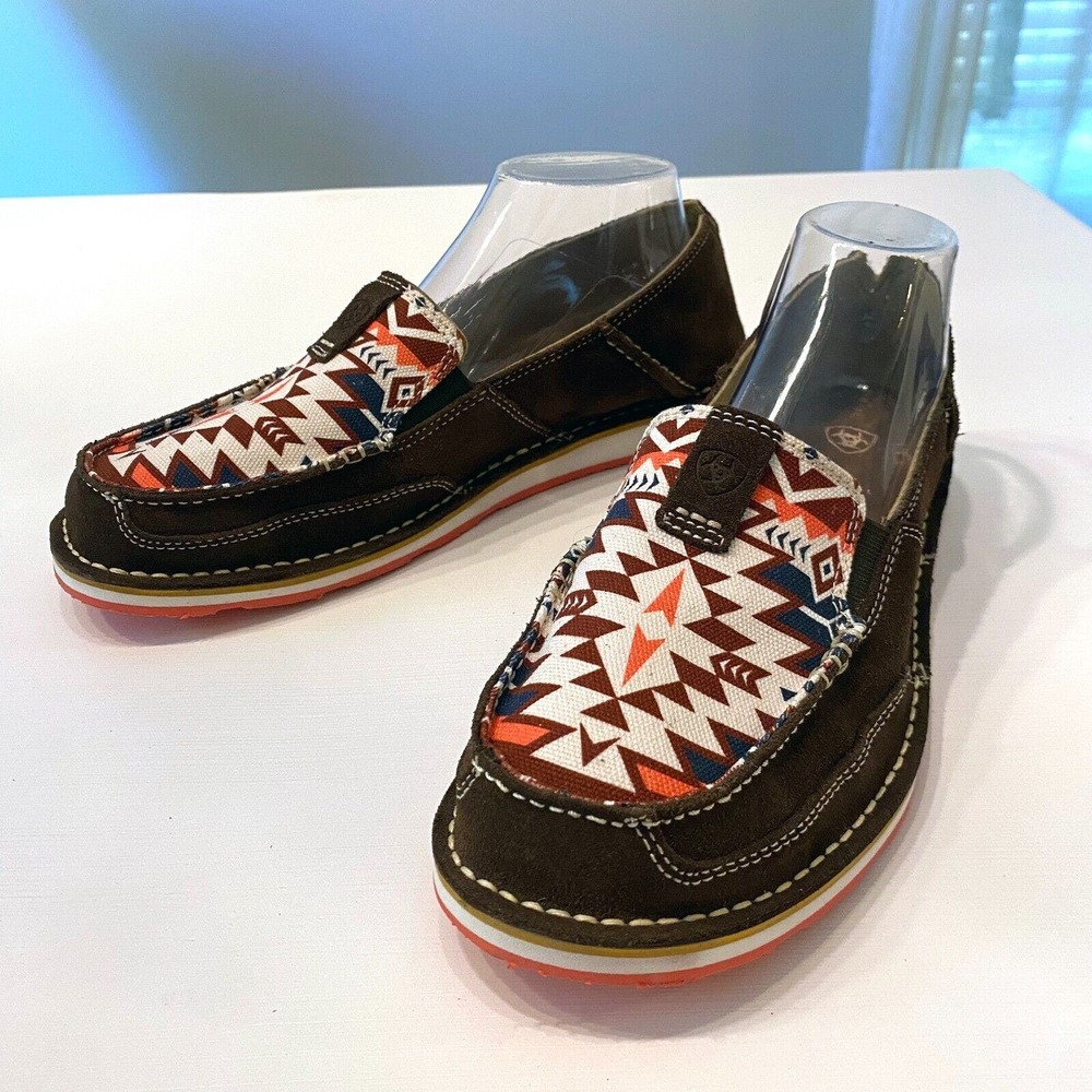 Ariat Women's Cruiser Aztec Slip-On Leather Shoes US Size‎ 11 B Style 100029746